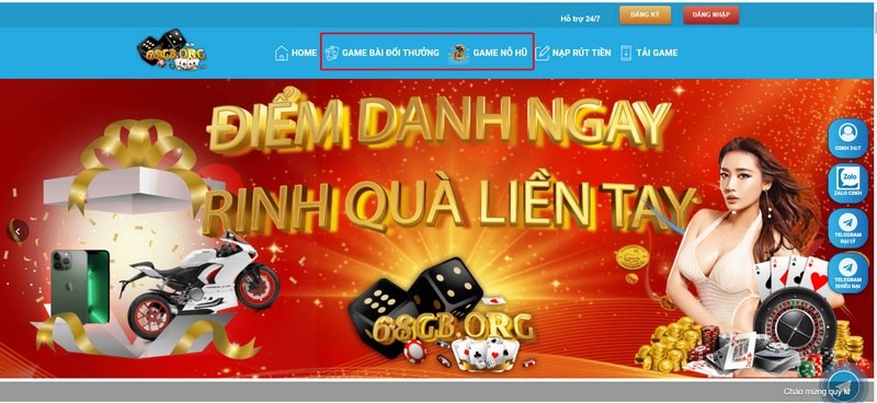 Chuyên mục game bài đổi thưởng cùng nổ hũ tại trang web
