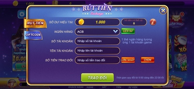 rút tiền v99 về ngân hàng