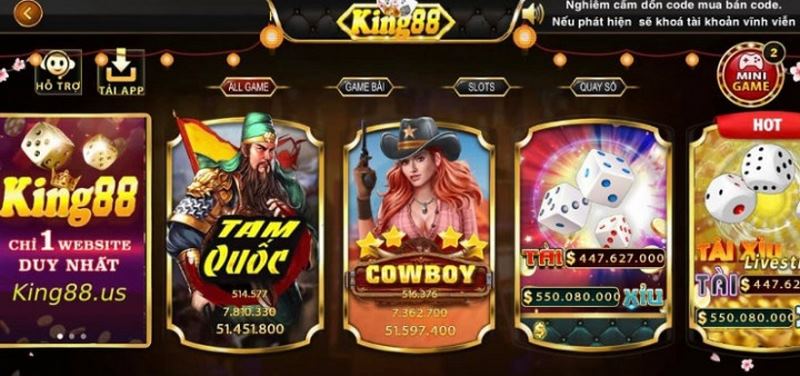 Game danh bai doi thuong King88 là một nền tảng giải trí cực hấp dẫn