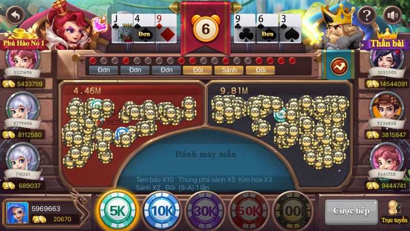 Ghi nhớ các ô cược là cách chơi Đại Chiến Đỏ Đen thông minh